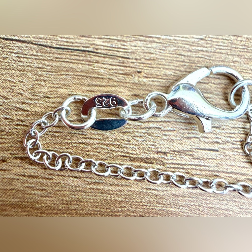 Rose Quartz .925 Sterling Silver Pendant with .925 Chain _ Hand-Crafted in USA!! - Picture 4 of 4